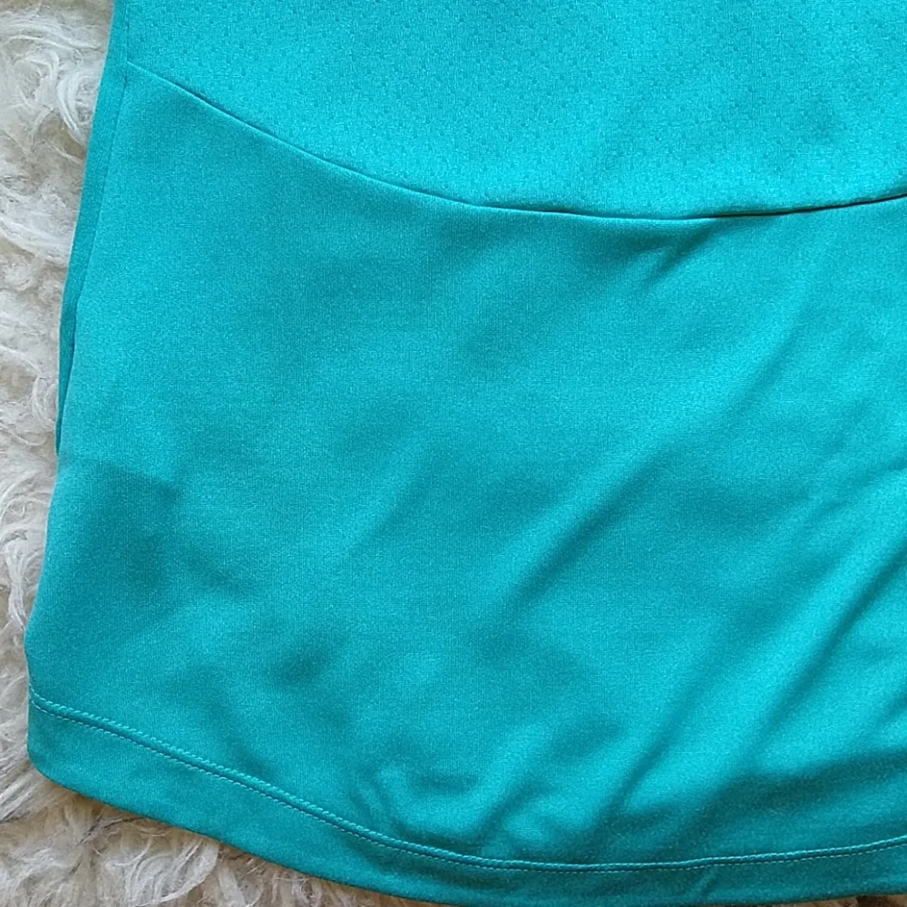 Nike Dri-Fit Athletic Sleeveless Top Shirt Teal & Orange M